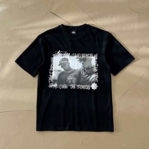 Stussy 2023ビリヤードボールプリント半袖tシャツユニセックス並行輸入品