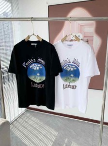 LOEWE 2023 春夏 ユニセックス カジュアル カップル 半袖 Tシャツ 並行輸入品