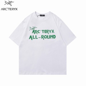 ARC TERYX ビギナーズ 春の2023S最新作 半袖 Tシャツ  ホワイトグリーン2302