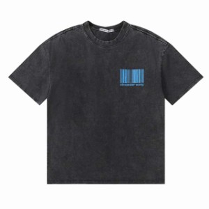 Alexander Wang AW アレキサンダーワン バーコードレタープリント半袖Tシャツ