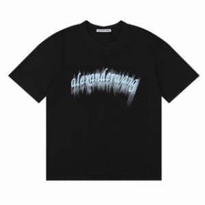 Alexander Wang  AW アレキサンダーワン バーコードレタープリント半袖tシャツ