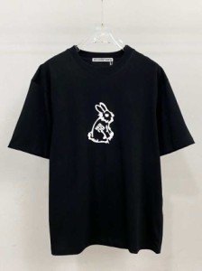 Alexander Wang  AW アレキサンダーワン バーコードレタープリント半袖tシャツ