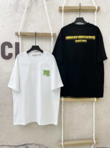 Alexander Wang  AW アレキサンダーワン バーコードレタープリント半袖tシャツ