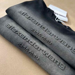 Alexander Wang  AW アレキサンダーワン バーコードレタープリント半袖tシャツ