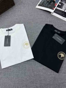 STEFANO RICCI 23 SS春夏新作カジュアルベーシックコットンクルーネックTシャツ半袖並行輸入品