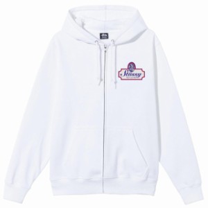 STUSSY ステューシー  ZIP HOOD パーカー フード フーディ トップス Zip up Hoody Parker ジップパーカー [並行輸入品]