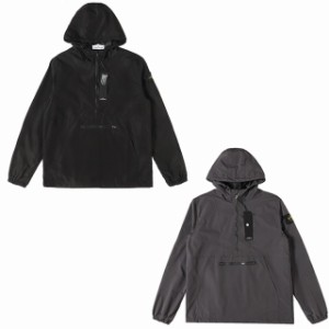 stone Island アームバンドロゴ付きフードジャケット カジュアルジャケット