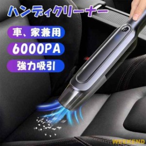 ハンディクリーナー コードレス 小型掃除機 強力 車 充電式 usb 掃除機 静音 車用 ハンドクリーナー カークリーナー 軽量 軽い サイクロ