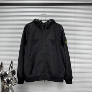 Stone Islandストーンアイランド 2023 新作 3L TCシリーズ 防水フード付きパンチングジャケット ジャケット