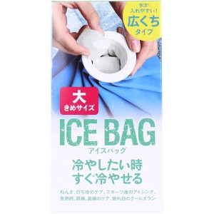 熱中症対策グッズ トプラン アイスバッグ ICE BAG 大きめサイズ 広くちタイプ 約1000cc TKY-75L
