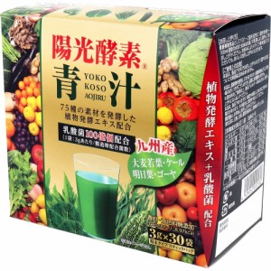 青汁 乳酸菌 陽光酵素 3g×30包入