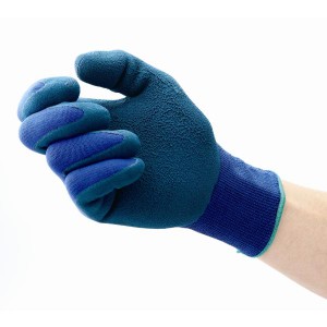 手袋 作業用 滑り止め 庭 diy DR89062 デジハンド パワフルフィットS ブルー