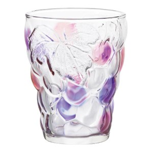 グラス おしゃれ 安い ぶどうのグラス Violet Pink