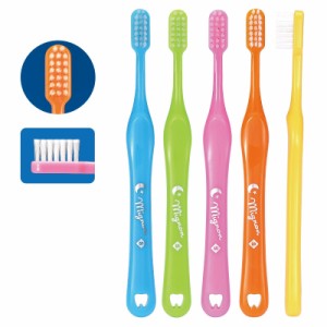  Mignon歯ブラシ （袋入り） 子供用歯ブラシ 20本 5色アソート 