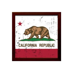 カリフォルニア スクエア アート フレーム アメリカン California Republic