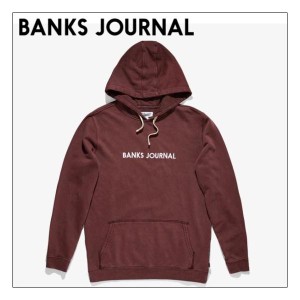 バンクス パーカー エンジ BANKS JOURNAL PRIMARY FLEECE PLUM