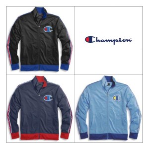 チャンピオン レトロ ジャージ トラックジャケット Champion Mens Track Jacket Chain Stitch Big C Logo