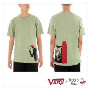 バンズ サーフ Tシャツ オイルグリーン VANS x YUSUKE HANAI