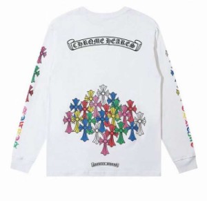 クロムハーツ Chrome Hearts パーカー CH カジュアル プリント トレーナー ロゴ ロンT ブルゾン アウター 男女兼用 長袖Tシャツ