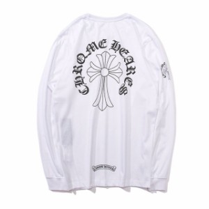 クロムハーツ Chrome Hearts パーカー CH カジュアル プリント トレーナー ロゴ ロンT ブルゾン アウター 男女兼用 長袖Tシャツ