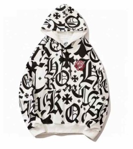 クロムハーツ Chrome Hearts パーカー CH カジュアル プリント トレーナー ロゴ ロンT ブルゾン アウター 男女兼用 長袖Tシャツ