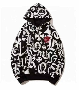 クロムハーツ Chrome Hearts パーカー CH カジュアル プリント トレーナー ロゴ ロンT ブルゾン アウター 男女兼用 長袖Tシャツ