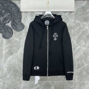 クロムハーツ Chrome Hearts パーカー CH カジュアル プリント トレーナー ロゴ ロンT ブルゾン アウター 男女兼用 長袖Tシャツ