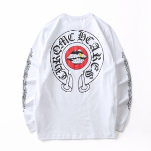 クロムハーツ Chrome Hearts パーカー CH カジュアル プリント トレーナー ロゴ ロンT ブルゾン アウター 男女兼用 長袖Tシャツ