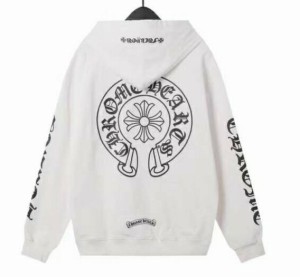 クロムハーツ Chrome Hearts パーカー CH カジュアル プリント トレーナー ロゴ ロンT ブルゾン アウター 男女兼用 長袖Tシャツ