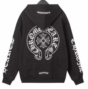 クロムハーツ Chrome Hearts パーカー CH カジュアル プリント トレーナー ロゴ ロンT ブルゾン アウター 男女兼用 長袖Tシャツ