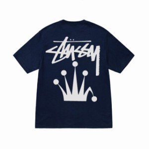 新品 ステューシー STUSSY  Tシャツ ブラック ブルー 半袖Tシャツ 