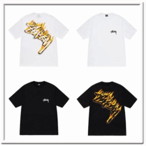 (ステューシー) STUSSY BURNING STOCK TEE 1904958 メンズ 半袖 Tシャツ ストック ロゴ stussy トップス コットンメンズ []