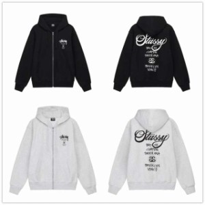 STUSSY ステューシー WORLD TOUR ZIP HOOD 3973514[full zip hooded sweat] パーカー フード フーディ トップス Zip up ジップパーカー [