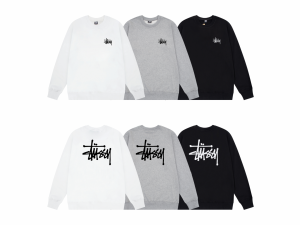 STUSSY ステューシー ジップアップ スウエット パーカー プルオーバー ロゴ プリント 長袖 トップス 秋服 トレーナー