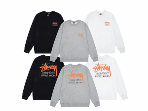 STUSSY ステューシー ジップアップ スウエット パーカー プルオーバー ロゴ プリント 長袖 トップス 秋服 トレーナー