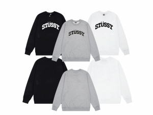 STUSSY ステューシー ジップアップ スウエット パーカー プルオーバー ロゴ プリント 長袖 トップス 秋服 トレーナー