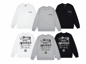 STUSSY ステューシー ジップアップ スウエット パーカー プルオーバー ロゴ プリント 長袖 トップス 秋服 トレーナー