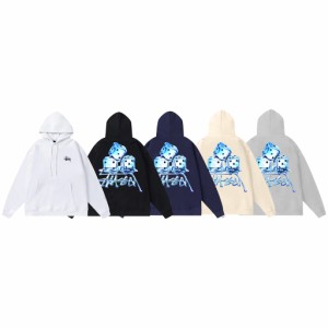 STUSSY ステューシー ジップアップ スウエット パーカー プルオーバー ロゴ プリント 長袖 トップス 秋服 トレーナー