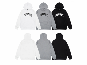 STUSSY ステューシー ジップアップ スウエット パーカー プルオーバー ロゴ プリント 長袖 トップス 秋服 トレーナー