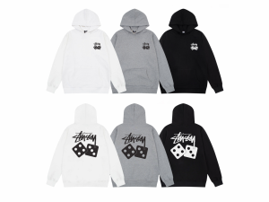 STUSSY ステューシー ジップアップ スウエット パーカー プルオーバー ロゴ プリント 長袖 トップス 秋服 トレーナー