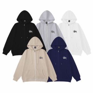 STUSSY ステューシー BASIC ZIP HOOD 1974259 [full zip hooded sweat] パーカー フード フーディ トップス Zip up Hoody Parker ジップ