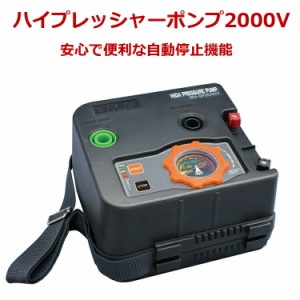 ハイプレッシャーポンプ2000V 船釣り 空気入れ　高圧ポンプ　ゴムボート 大容量 コンパクト フィッシング 　BMO JAPAN