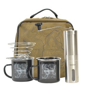 5050WORKSHOP ポータブルコーヒーセット PORTABLE COFFEE SET 収納ポーチ付き[10787443s2]