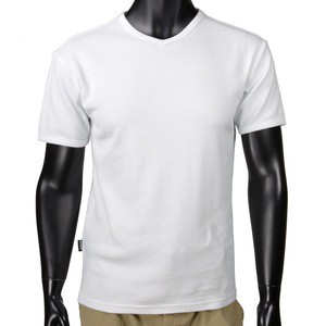 AVIREX Tシャツ 半袖 Vネック  ワッフル無地 デイリー [ ホワイト / Lサイズ ][6143149001l]