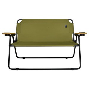 5050WORKSHOP 折りたたみベンチ OUTDOOR FOLDING BENCH Ver.3 カップホルダー付き [ オリーブ ][9619789s3]