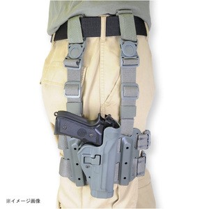 BLACKHAWK レッグホルスター Serpa LV2 ベレッタ92/M9A1 レール対応 [ フォリアージュグリーン / 右利き ][bh430504fgr]