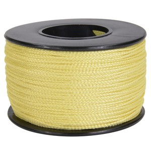 ATWOOD ROPE ナノコード 0.75mm アラミド繊維 イエロー[k300yel]