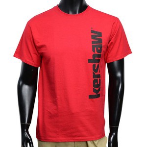 Kershaw 半袖Tシャツ メーカーロゴ レッド [ Mサイズ ][ks182m]