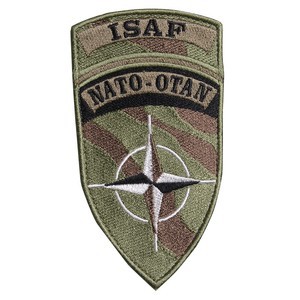 NATO軍 ワッペン ISAF ベルクロ付き パッチ [ カモ ][ma636163a]