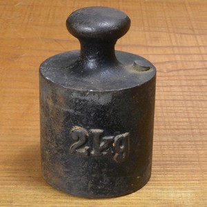 ドイツ軍放出品 分銅 天秤ばかり用 2kg[mb99001620]